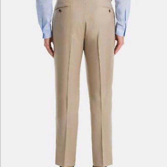 Lauren Ralph Lauren Men's Edgewood Ultraflex Wool Suit Pants Tan 32W x 30L - Picture 2 of 6